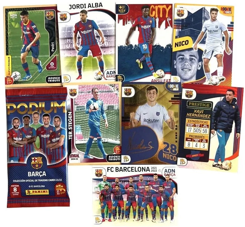 Fussball 2021-22 Panini Podium Megabox FC Barcelona