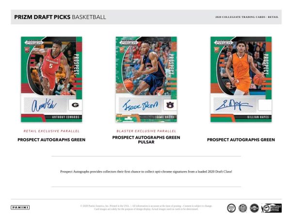 NBA 2020-21 Panini Prizm Draft Picks Blaster Box
