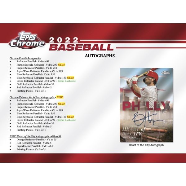 MLB 2022 Topps Chrome Blaster Box