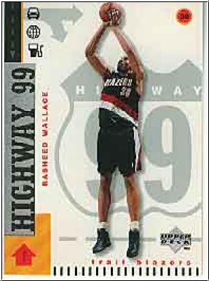 NBA 1998 / 99 Upper Deck - No 302 - Rasheed Wallace