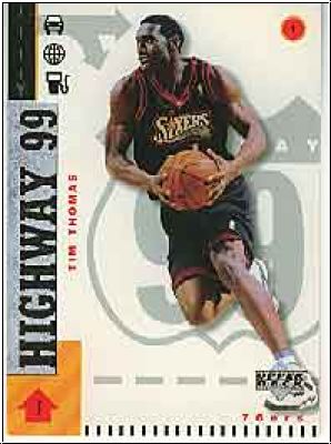 NBA 1998/99 Upper Deck - No. 301 - Tim Thomas