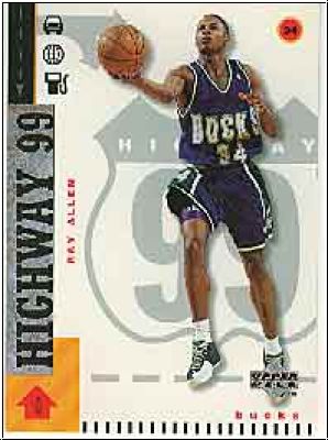 NBA 1998/99 Upper Deck - No. 306 - Ray Allen