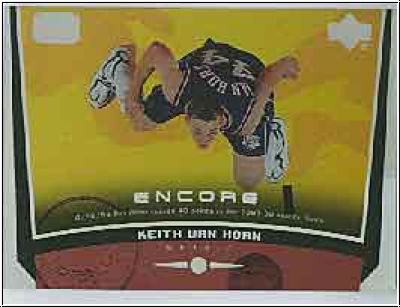 NBA 1998 / 99 Upper Deck Encore - No 52 - Keith van Horn
