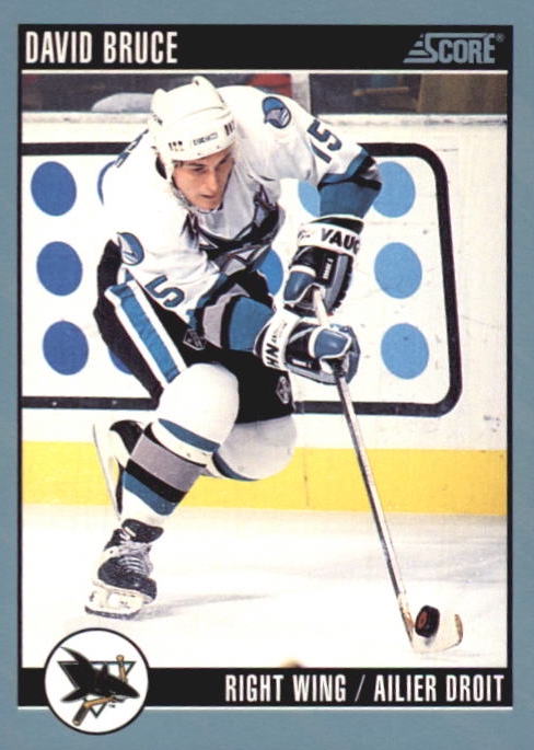 NHL 1992 / 93 Score Canadian - No 301 - David Bruce