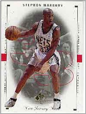 NBA 1998/99 SP Authentic - No 54 - Stephon Marbury