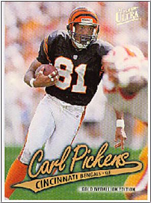 NFL 1997 Ultra Gold Medallion - No G18 - Carl Pickens