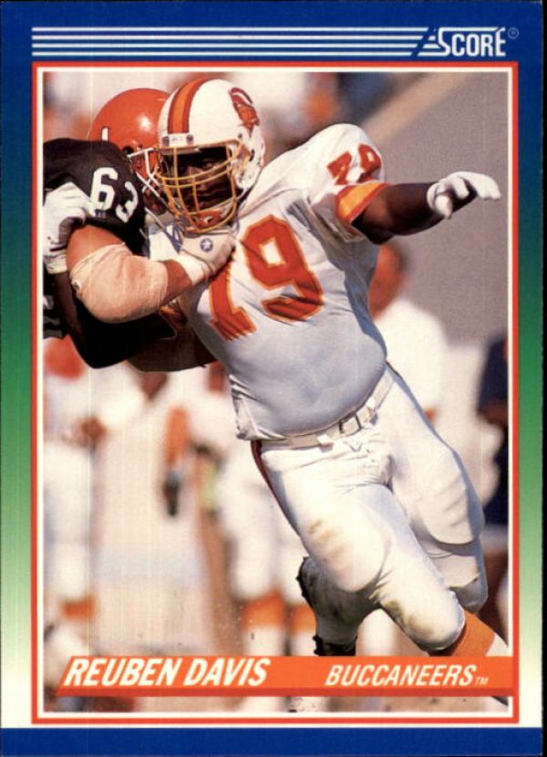 NFL 1990 Score - No. 356 - Reuben Davis