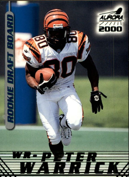 NFL 2000 Aurora Rookie Draft Board - No 5 - Peter Warwick