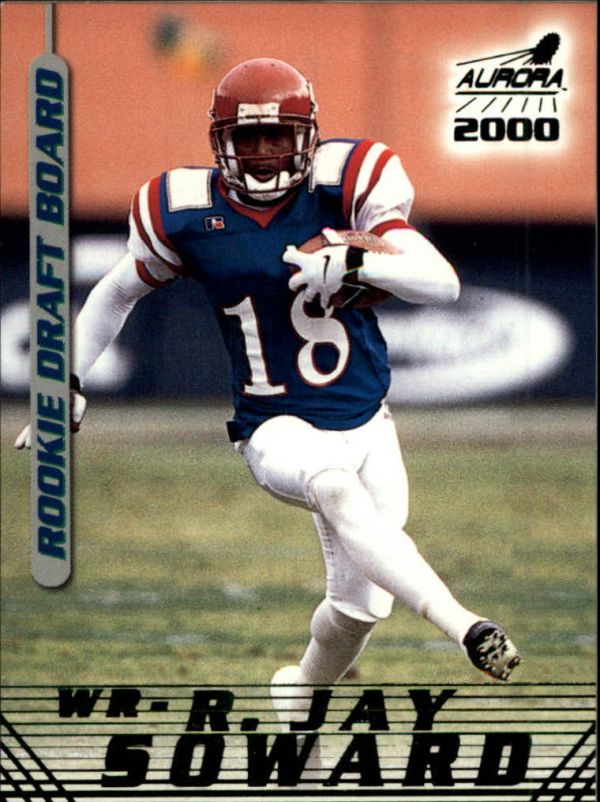 NFL 2000 Aurora Rookie Draft Board - No 10 - R. Jay Soward