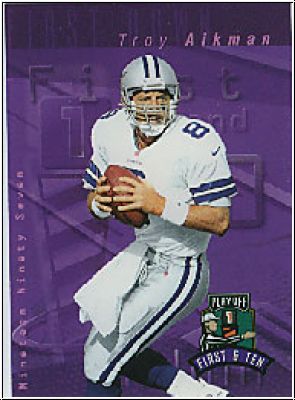 NFL 1997 Playoff First and Ten - No 101 - Troy Aikman