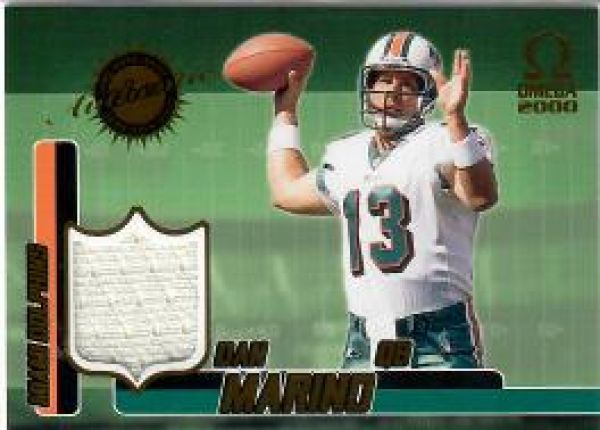 NFL 2000 Pacific Omega Game Worn Jerseys - No 3 - Dan Marino