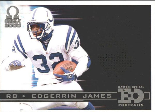 NFL 2000 Pacific Omega EO Portraits - No 8 - Edgerrin James