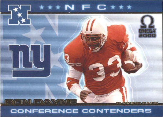 NFL 2000 Pacific Omega NFC Conference Contenders - No 3 - Ron Dayne