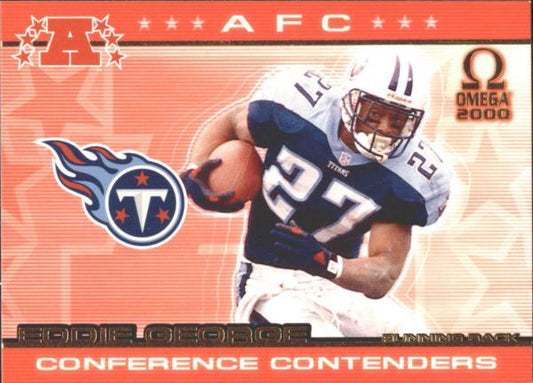 NFL 2000 Pacific Omega AFC Conference Contenders - No 17 - Eddie George