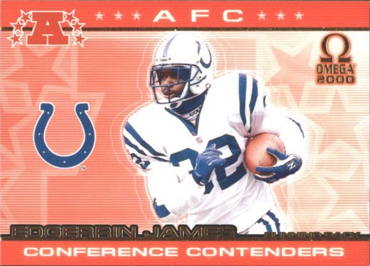 NFL 2000 Pacific Omega AFC Conference Contenders - No 8 - Edgerrin James