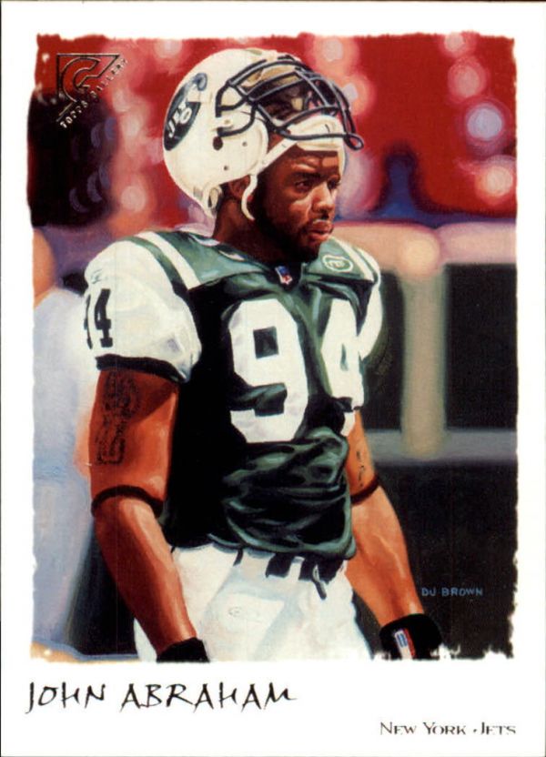 NFL 2002 Topps Gallery - No 75 - John Abraham