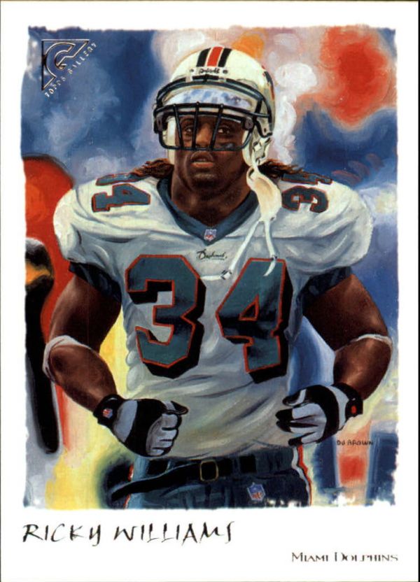 NFL 2002 Topps Gallery - No 88 - Ricky Williams