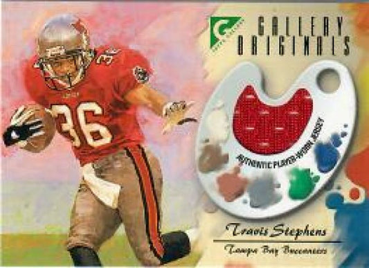 NFL 2002 Topps Gallery Originals Relics - No GO-TS - Travis Stephens