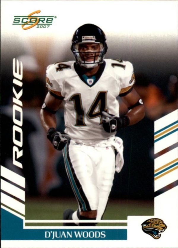 NFL 2007 Score - No 307 - D'Juan Woods