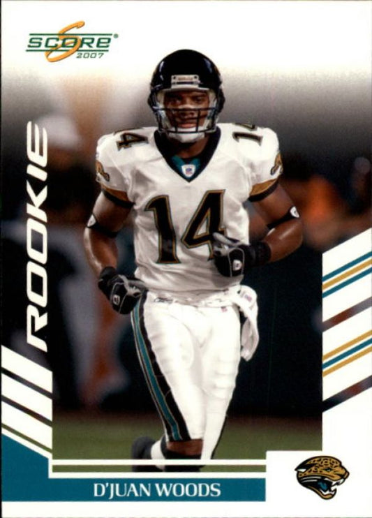 NFL 2007 Score - No. 307 - D'Juan Woods