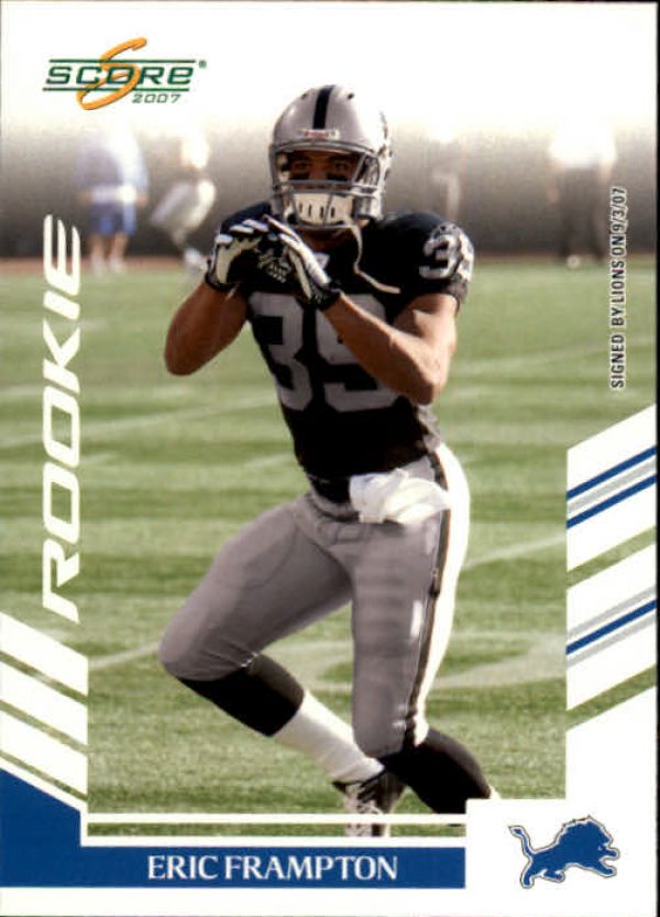 NFL 2007 Score - No 318 - Eric Frampton