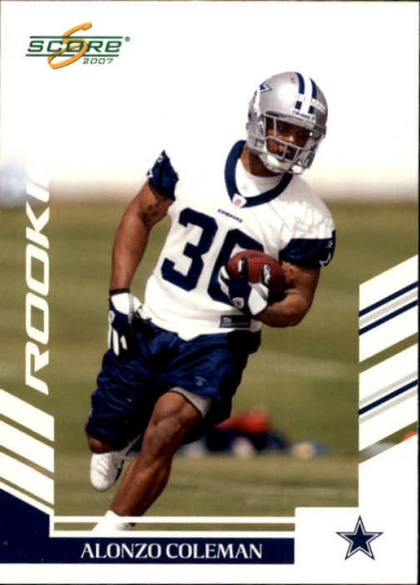 NFL 2007 Score - No 321 - Alonzo Coleman