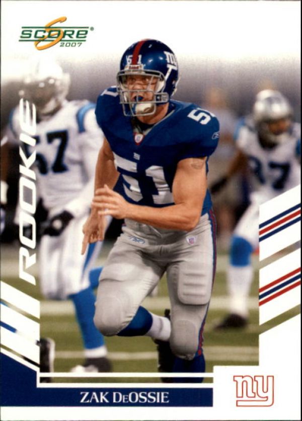 NFL 2007 Score - No. 323 - Zak DeOssie