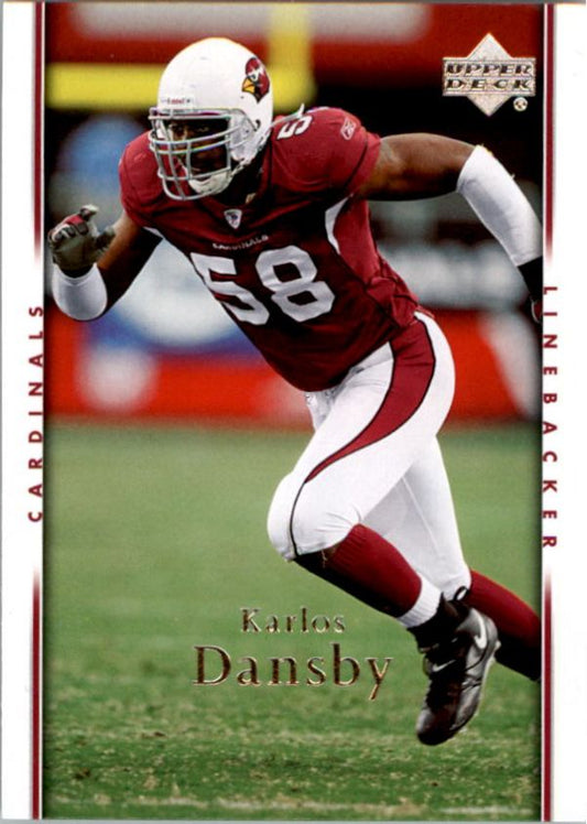 NFL 2007 Upper Deck - No 1 - Karlos Dansby