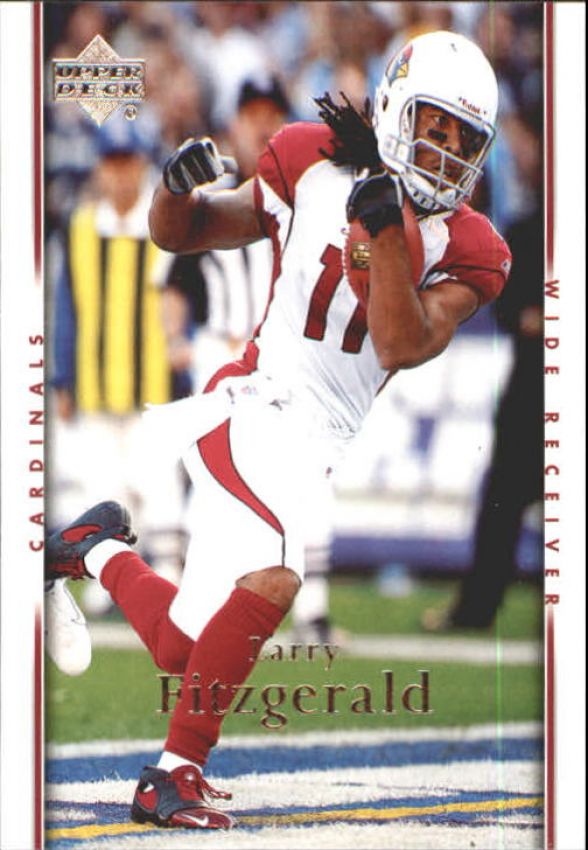 NFL 2007 Upper Deck - No 4 - Larry Fitzgerald