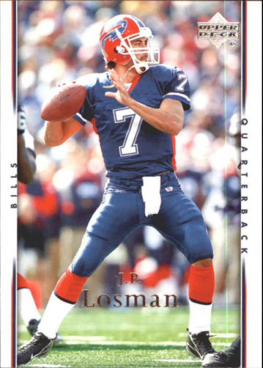 NFL 2007 Upper Deck - No 18 - JP Losman