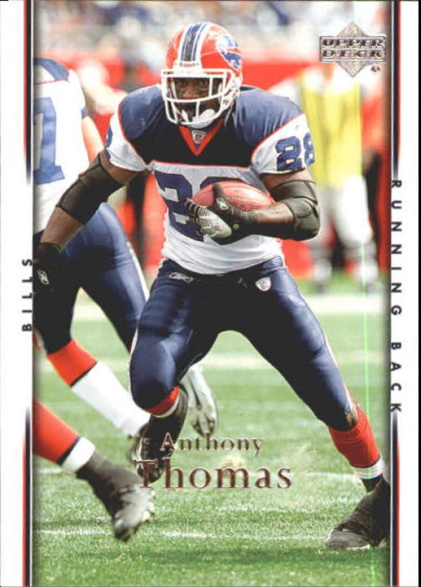 NFL 2007 Upper Deck - No 21 - Anthony Thomas