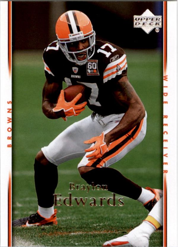 NFL 2007 Upper Deck - No 45 - Braylon Edwards