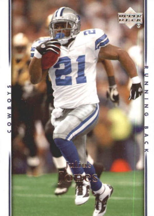 NFL 2007 Upper Deck - No 52 - Julius Jones