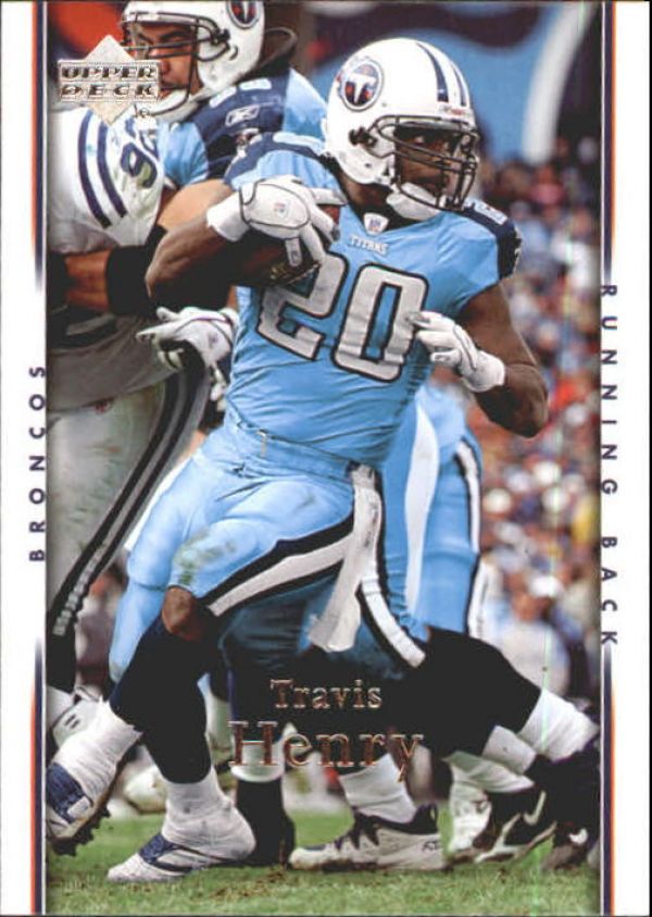 NFL 2007 Upper Deck - No 57 - Travis Henry