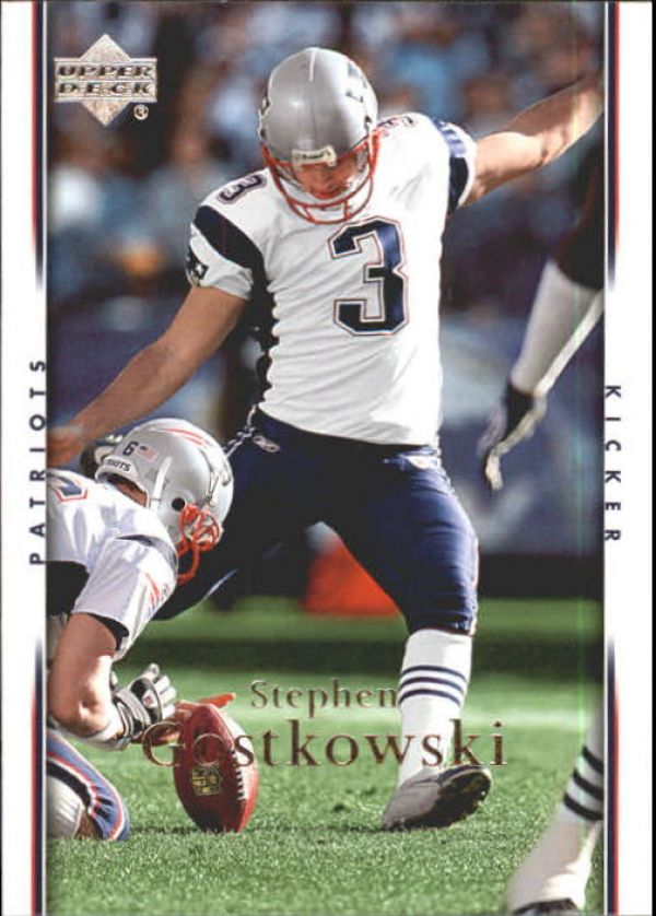 NFL 2007 Upper Deck - No 109 - Stephen Gostkowski