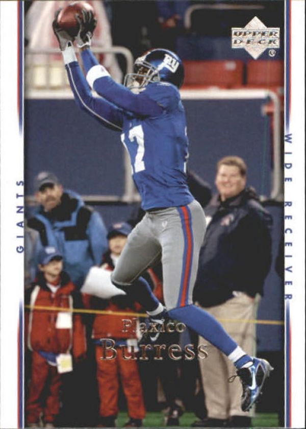 NFL 2007 Upper Deck - No 124 - Plaxico Burress