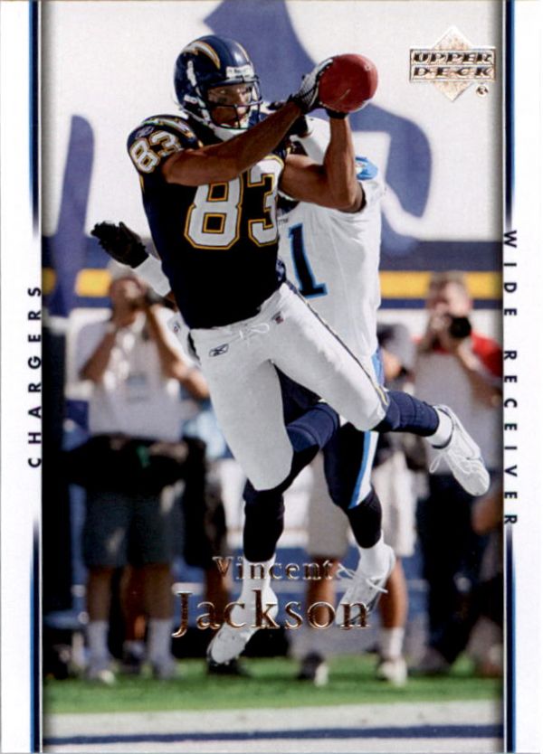 NFL 2007 Upper Deck - No 154 - Vincent Jackson