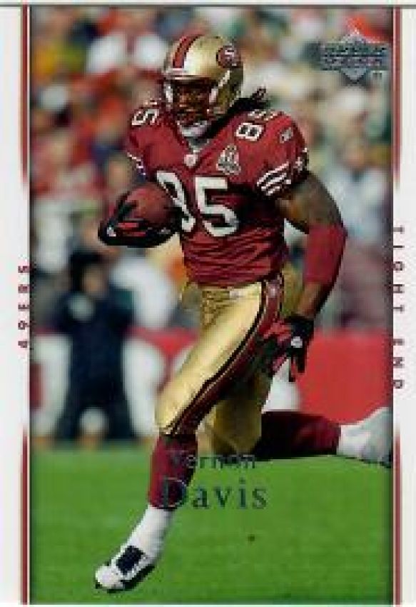 NFL 2007 Upper Deck - No 165 - Vernon Davis