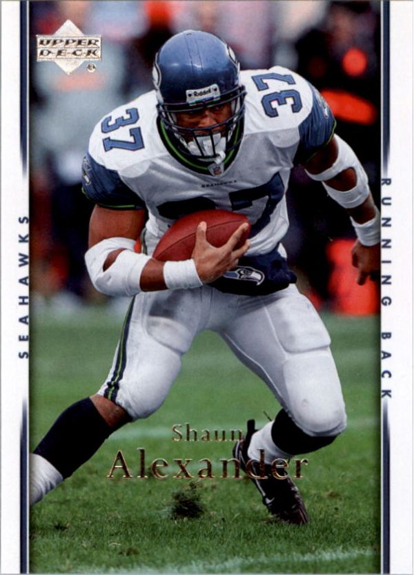 NFL 2007 Upper Deck - No 171 - Shaun Alexander