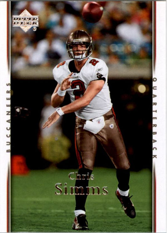 NFL 2007 Upper Deck - No 181 - Chris Simms