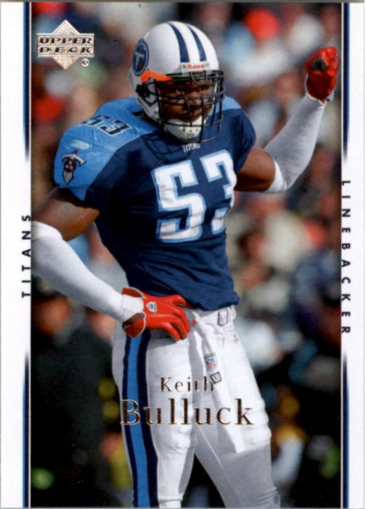 NFL 2007 Upper Deck - No 188 - Keith Bulluck