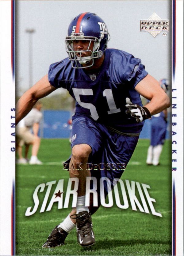 NFL 2007 Upper Deck - No. 245 - Zak DeOssie