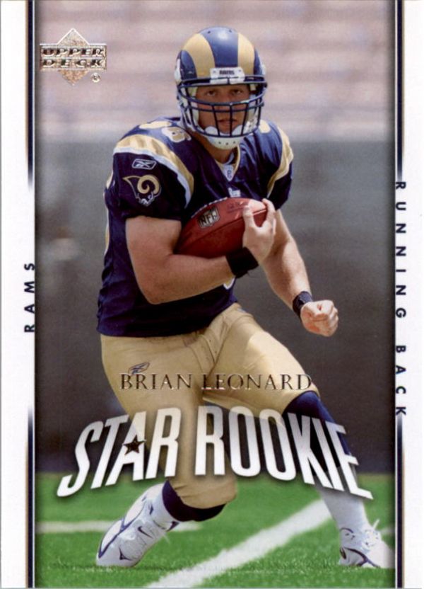 NFL 2007 Upper Deck - No 298 - Brian Leonard