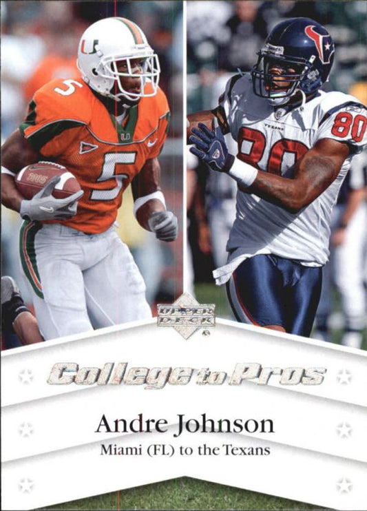 NFL 2007 Upper Deck College to Pros - No NTN-AJ - Andre Johnson