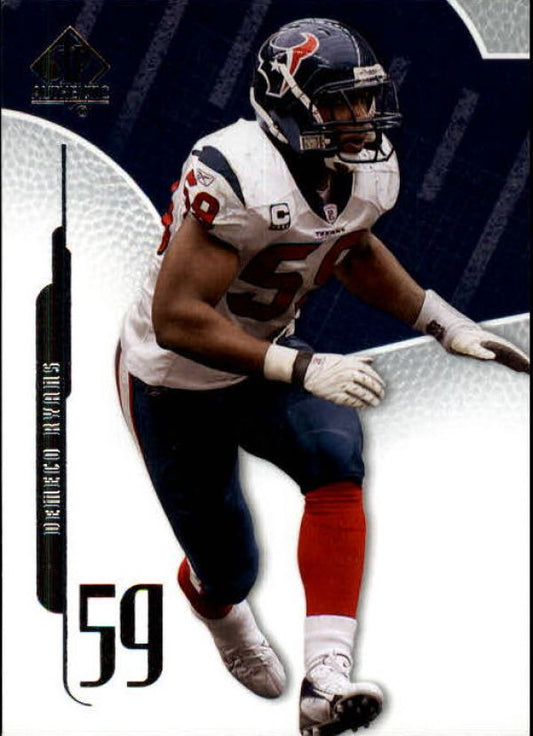 NFL 2008 SP Authentic - No 25 - DeMeco Ryans