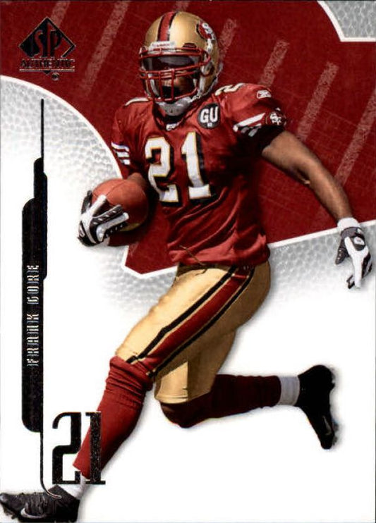 NFL 2008 SP Authentic - No 97 - Frank Gore