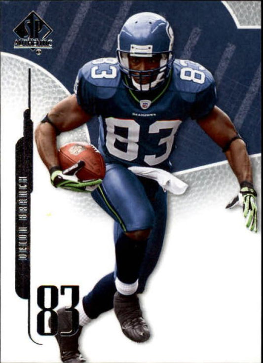 NFL 2008 SP Authentic - No 100 - Deion Branch