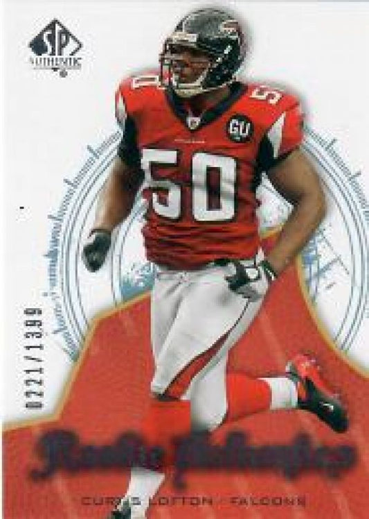 NFL 2008 SP Authentic - No 116 - Curtis Lofton