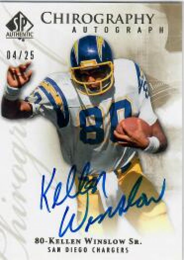 NFL 2008 SP Authentic Chirography - No CH-KW - Kellen Winslow Sr.