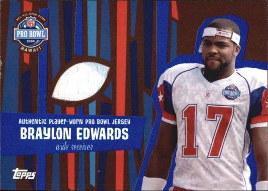 NFL 2008 Topps Pro Bowl Jerseys - No APR-BE - Braylon Edwards
